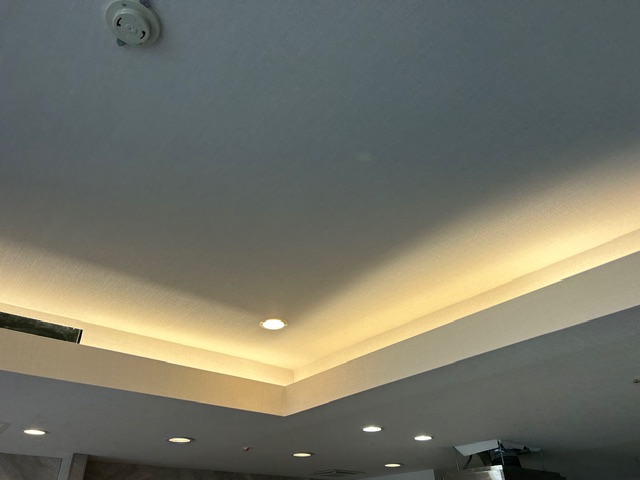 間接照明の設置